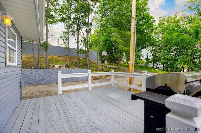 35 Teak Village Dr, Lake Ozark, MO 65049 - view of wooden terrace