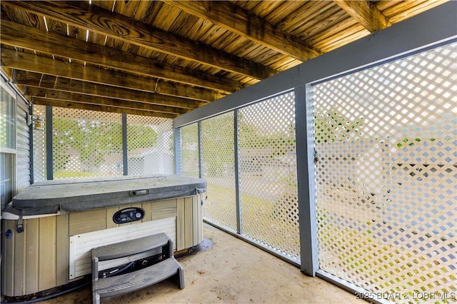35 Teak Village Dr, Lake Ozark, MO 65049 - sunroom with a hot tub