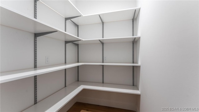 view of pantry