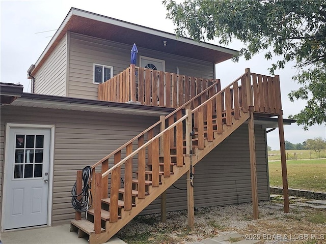 view of back of property