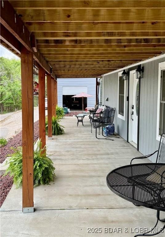 view of deck