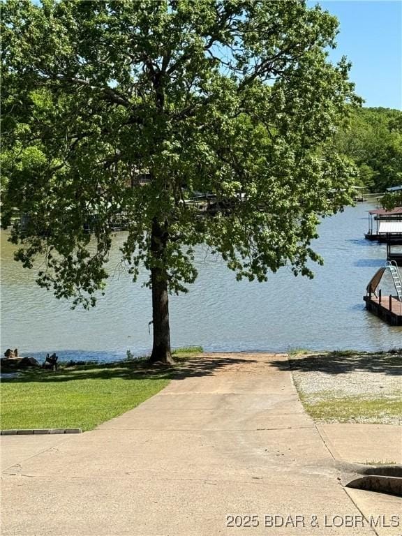 water view featuring a boat ramp