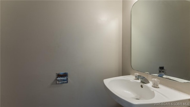 bathroom with a sink