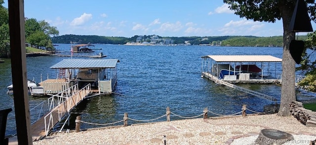 50 Shannon Cir, Sunrise Beach, MO 65079 - dock featuring a water view