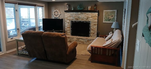 50 Shannon Cir, Sunrise Beach, MO 65079 - living area with wood finished floors