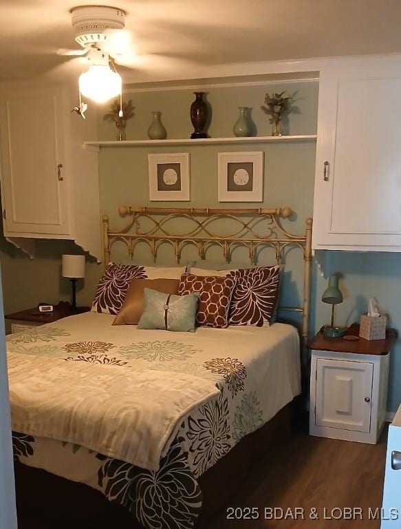 50 Shannon Cir, Sunrise Beach, MO 65079 - bedroom featuring dark wood finished floors