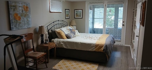 50 Shannon Cir, Sunrise Beach, MO 65079 - bedroom with wood finished floors
