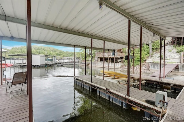 26553 Mesa Dr, Rocky Mount, MO 65072 - dock with a water view