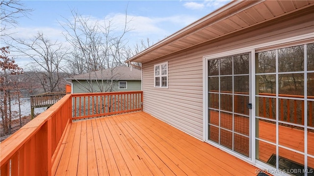 view of deck
