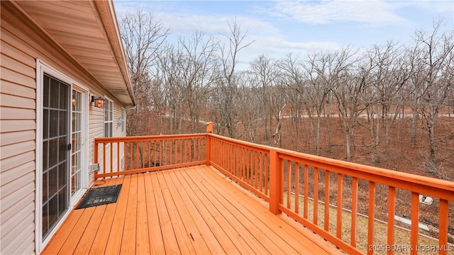 view of deck