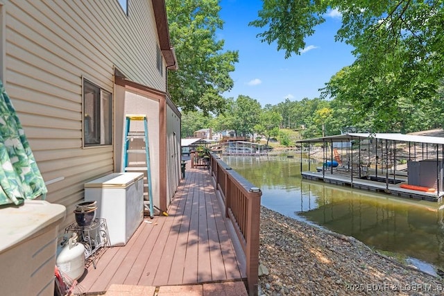 33367 Emerald Rd, Sunrise Beach, MO 65079 - dock area with a water view
