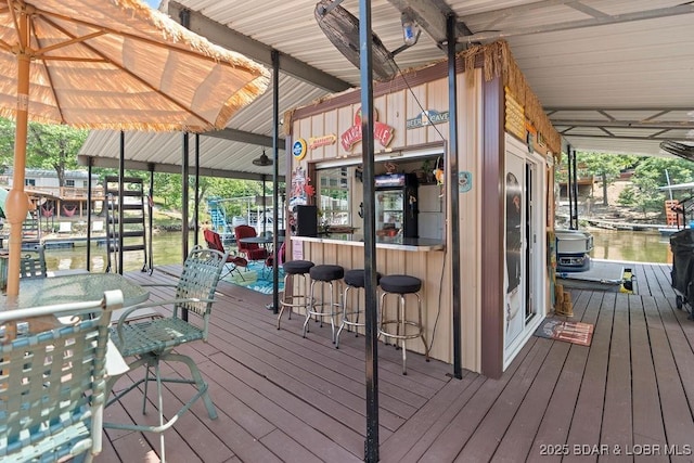 33367 Emerald Rd, Sunrise Beach, MO 65079 - view of wooden terrace