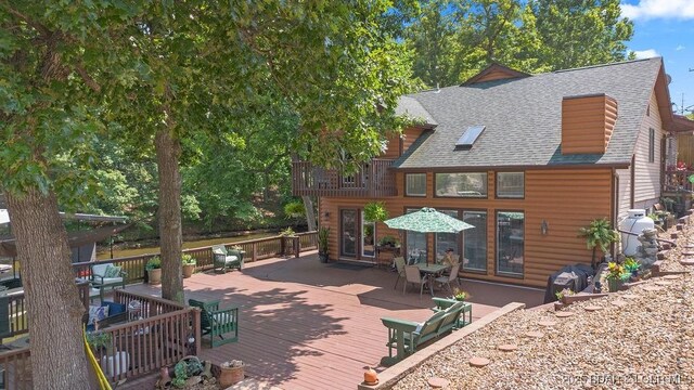 33367 Emerald Rd, Sunrise Beach, MO 65079 - view of wooden deck