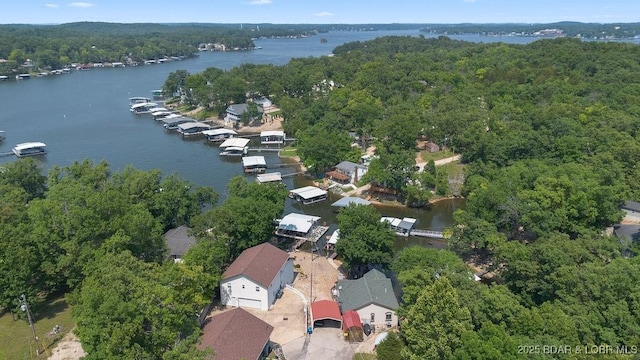 33367 Emerald Rd, Sunrise Beach, MO 65079 - aerial view of a nearby body of water