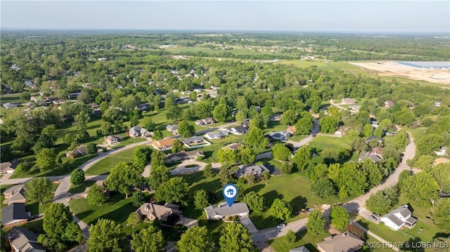 907 Sunnyview Cir, Eldon, MO 65026 - drone / aerial view of a forest