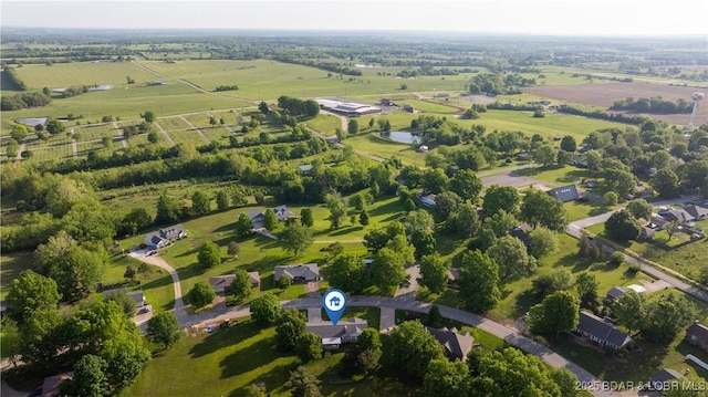 907 Sunnyview Cir, Eldon, MO 65026 - aerial overview of property's location featuring rural landscape