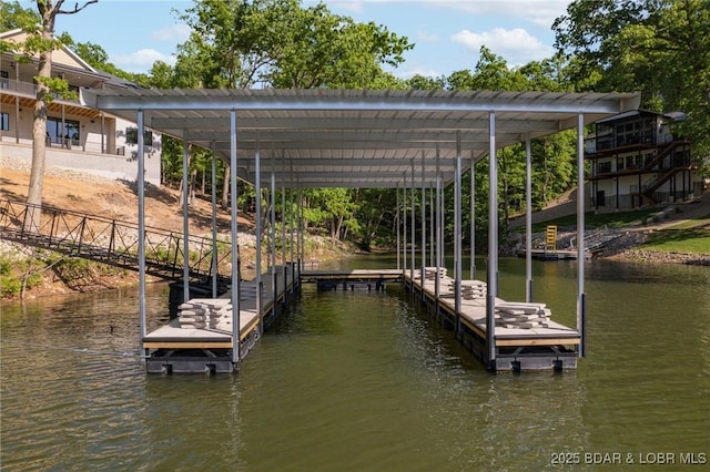 dock with a water view