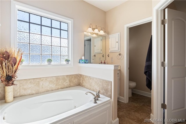 22714 Lake Ridge Dr, Warsaw, MO 65355 - full bathroom featuring a garden tub and toilet