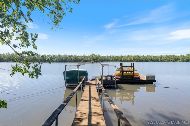 22714 Lake Ridge Dr, Warsaw, MO 65355 - dock area with a water view