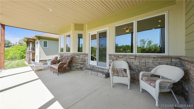 view of patio