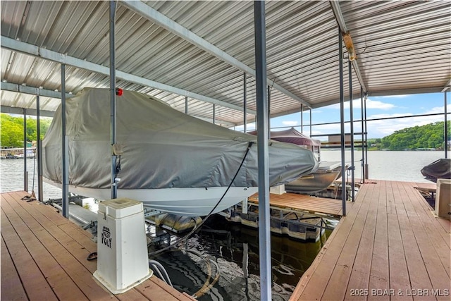 424 Bowers Dr, Camdenton, MO 65020 - dock with boat lift and a water view