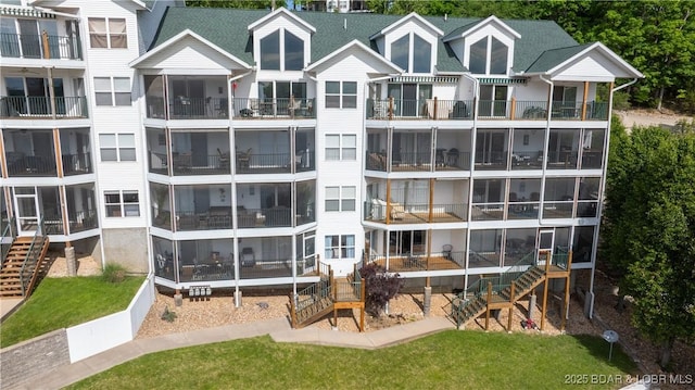 view of back of property