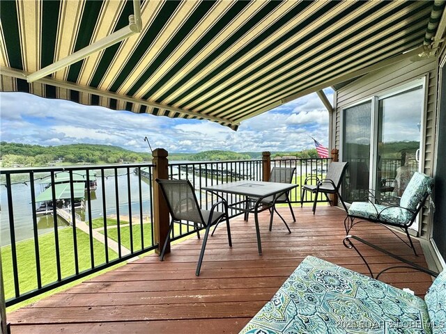 172 Cedar Glen Dr Unit 4B, Camdenton, MO 65020 - view of wooden terrace