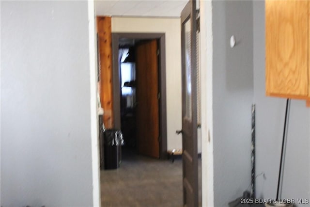 hall with carpet
