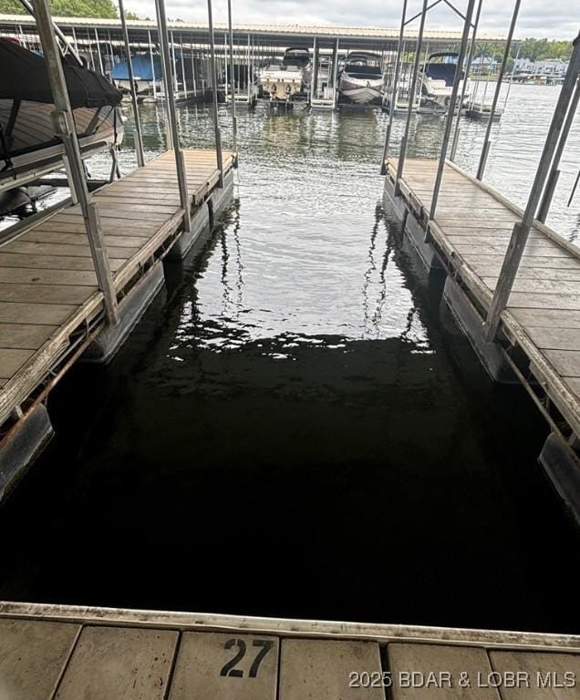 1481 Ledges Dr Unit 1019, Osage Beach, MO 65065 - dock area featuring a water view
