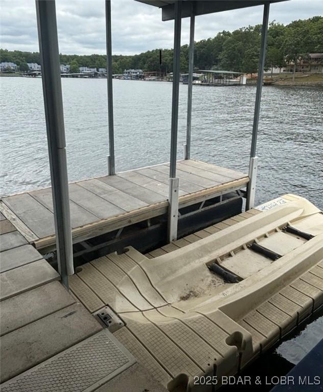 1481 Ledges Dr Unit 1019, Osage Beach, MO 65065 - dock area featuring a water view