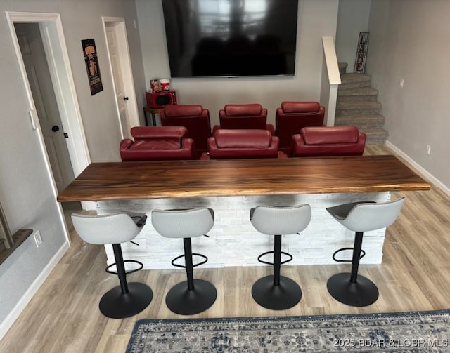 1481 Ledges Dr Unit 1019, Osage Beach, MO 65065 - cinema room featuring wood finished floors and baseboards