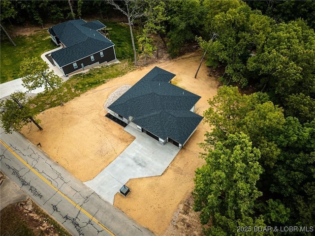 view of subject property