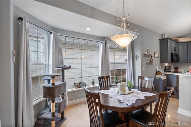 5183 Vicus Castri, Osage Beach, MO 65065 - dining area featuring light wood-type flooring and baseboards