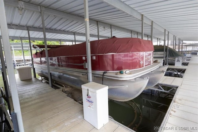5183 Vicus Castri, Osage Beach, MO 65065 - dock area featuring boat lift