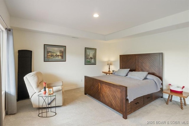 5183 Vicus Castri, Osage Beach, MO 65065 - bedroom featuring light carpet, recessed lighting, and baseboards