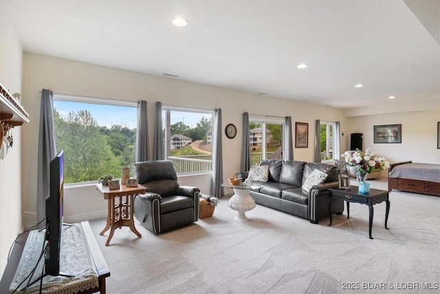 5183 Vicus Castri, Osage Beach, MO 65065 - living room featuring carpet flooring and recessed lighting