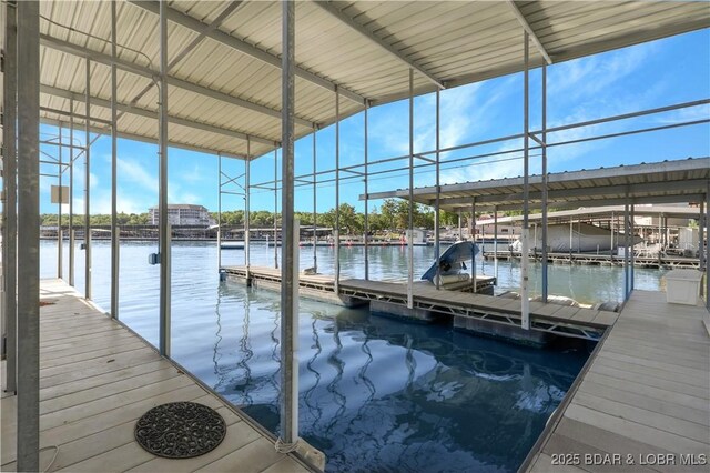 5482 Stoneledge Cir, Osage Beach, MO 65065 - dock area featuring a water view