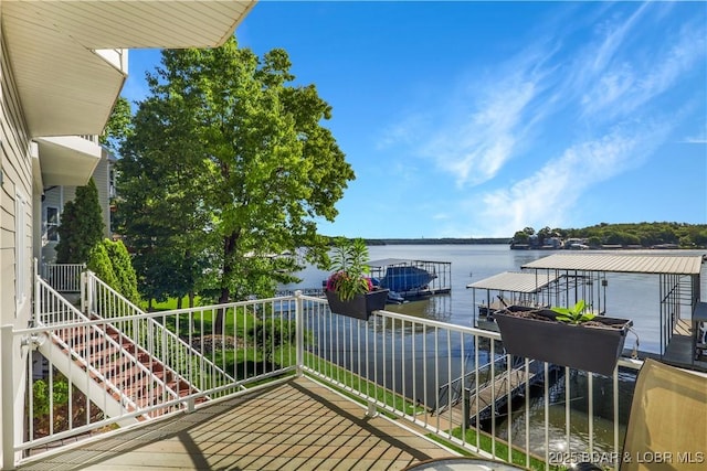5482 Stoneledge Cir, Osage Beach, MO 65065 - balcony with a water view