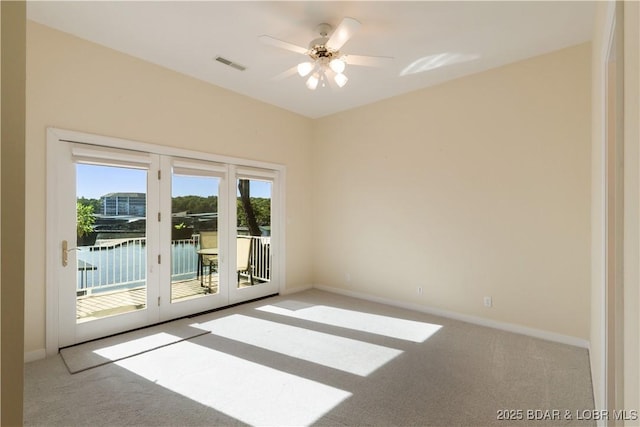 5482 Stoneledge Cir, Osage Beach, MO 65065 - empty room with carpet floors, baseboards, and ceiling fan