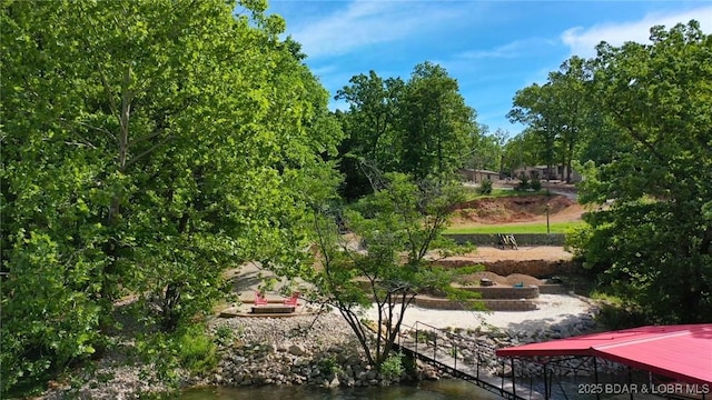 66 Old Shawnee Bend Rd, Sunrise Beach, MO 65079 - view of community with view of wooded area