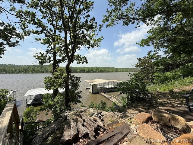 23848 Bill Bryant Dr, Warsaw, MO 65355 - dock featuring a water view