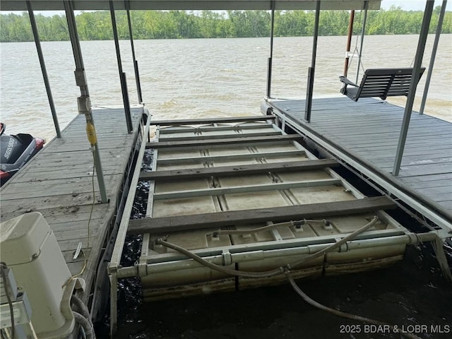 23848 Bill Bryant Dr, Warsaw, MO 65355 - dock area with a water view and boat lift