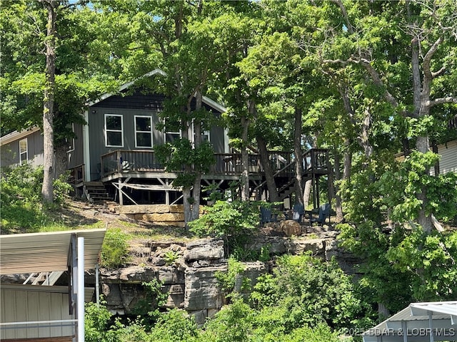 23848 Bill Bryant Dr, Warsaw, MO 65355 - view of outbuilding with stairway