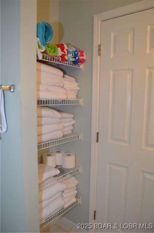 view of closet