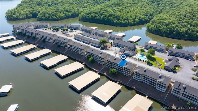 611 Lazy Days Rd Unit X-10, Osage Beach, MO 65065 - bird's eye view of a forest and a large body of water