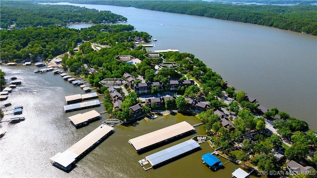 5940 Baydy Peak Rd Unit 932, Osage Beach, MO 65065 - bird's eye view of a forest and a large body of water