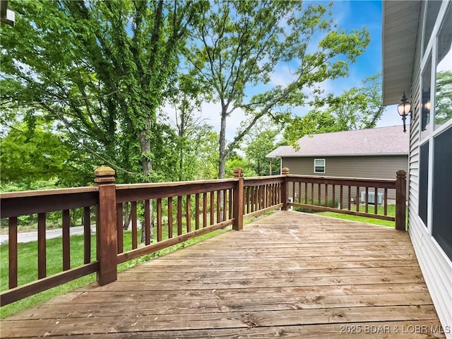 view of deck