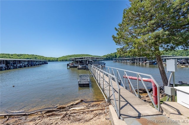 601 Park Place Dr Unit 2B, Kaiser, MO 65047 - dock area with a water view