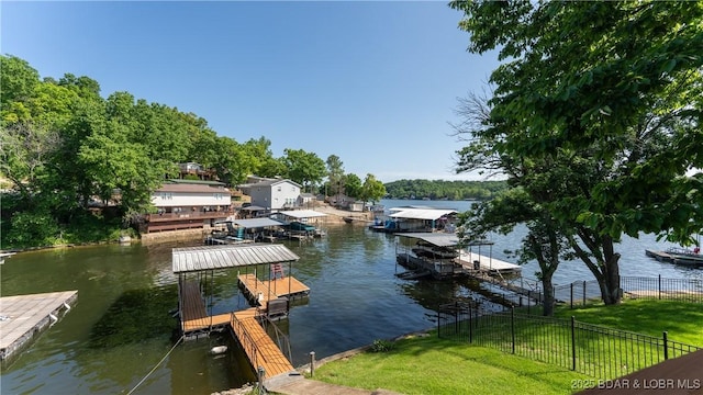 15219 Fleener Dr, Gravois Mills, MO 65037 - dock area with a water view