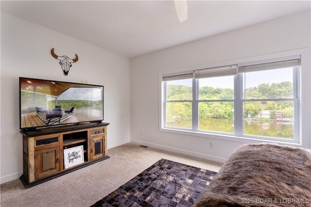 205 Wedge Wood Dr, Camdenton, MO 65020 - sitting room featuring light carpet and baseboards